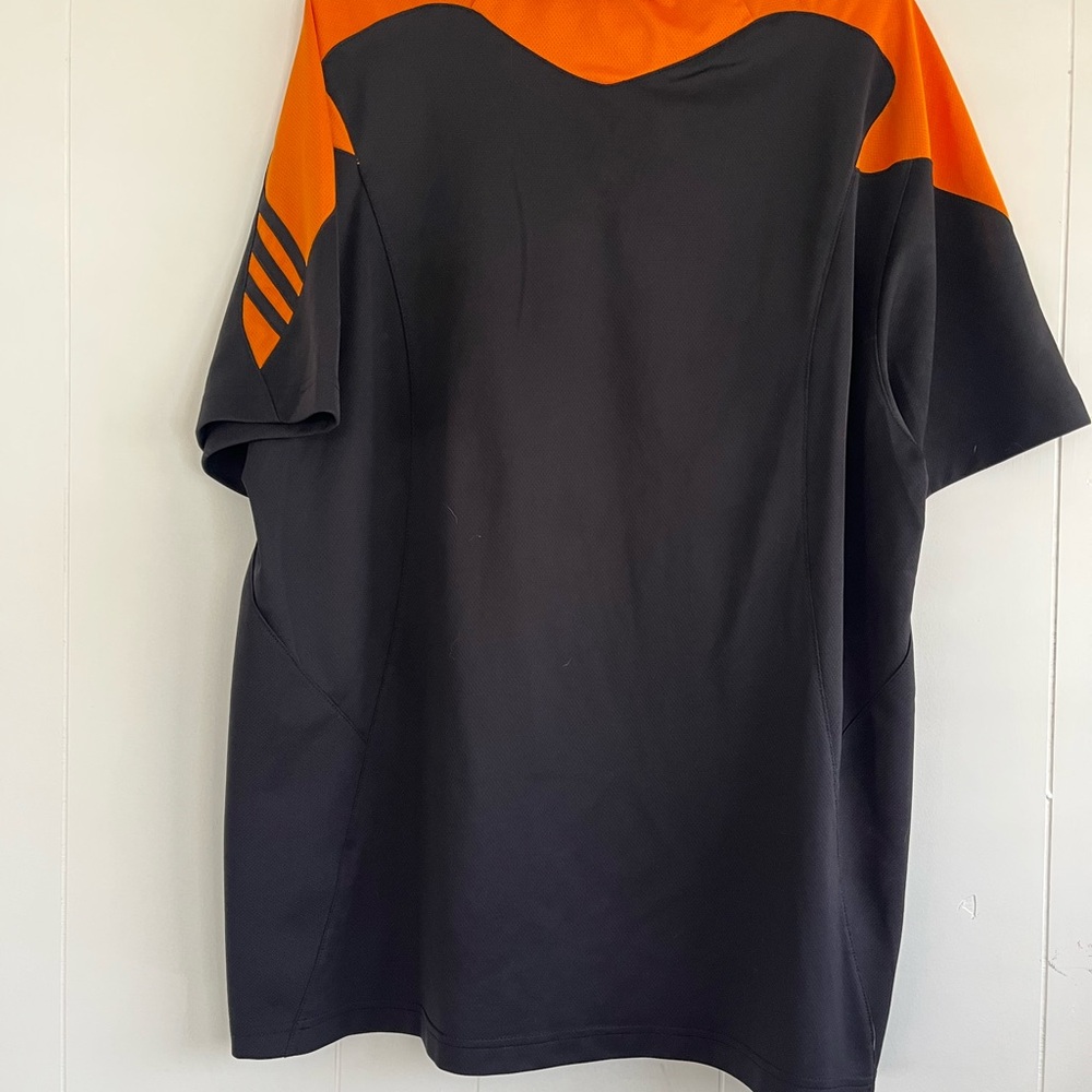 Adidas Men's Black and Orange Polo Shirt Tennessee VOLS Volunteers Size XL - Picture 3 of 11